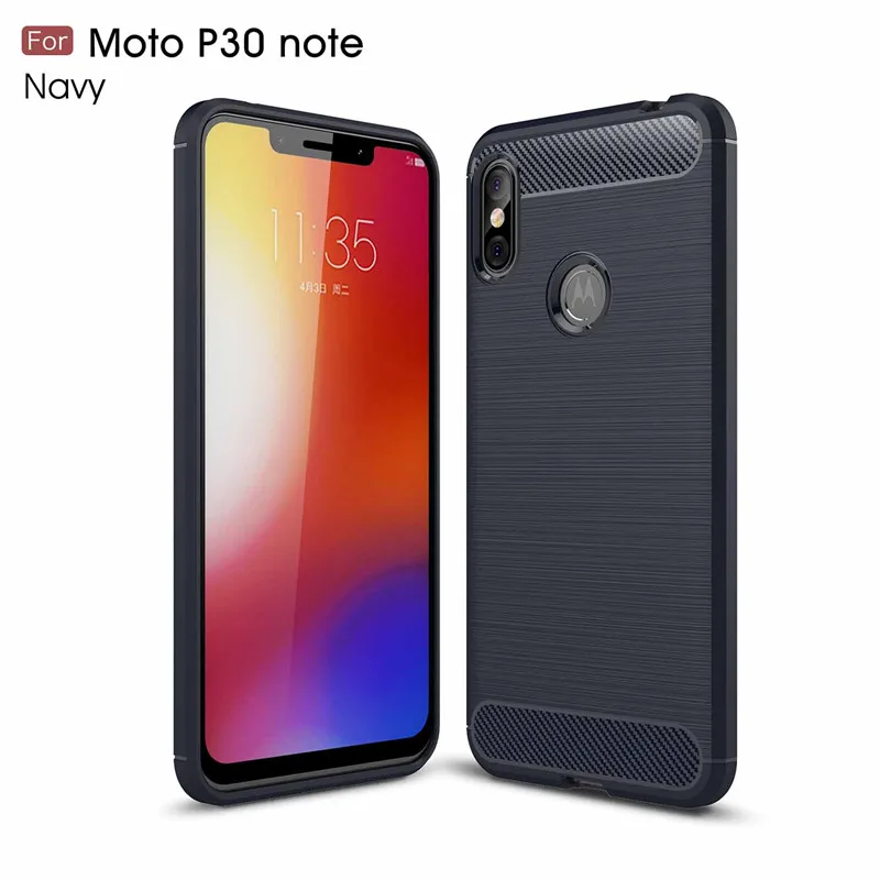 Чехол для Motorola One Power противоударный мягкий ТПУ матовый чехол Moto P30 Note Power(P30 Note) |