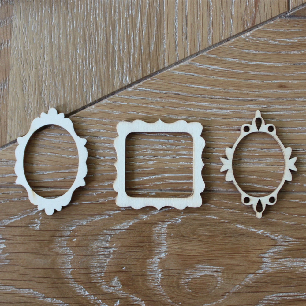 60 шт. деревянные мини фоторамки|mini photo frames|photo frameframe |