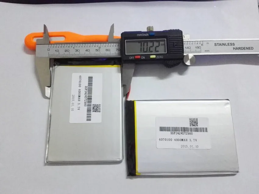 Free shipping 4070100*2 3.7V 8000mah Lithium polymer Battery with protection board For battery for Prestigio Multipad PMP5080b |