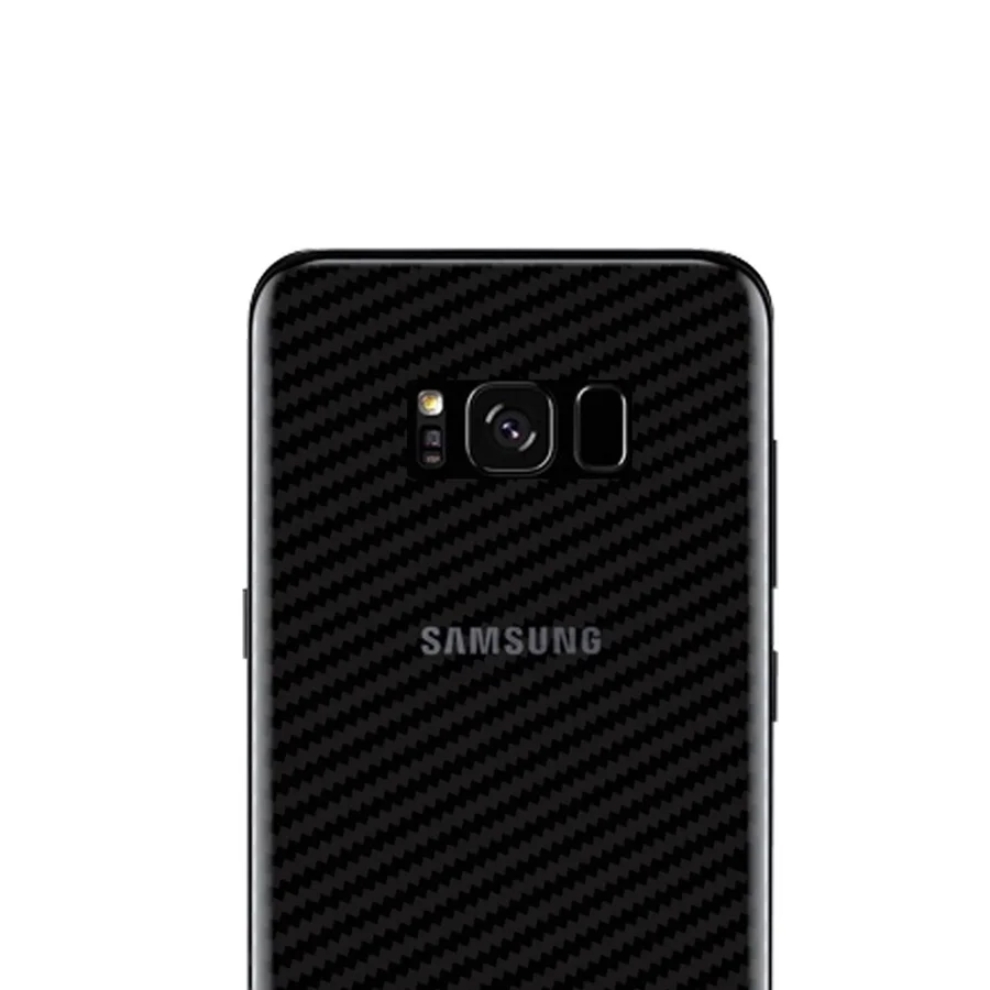 10 шт./Лот 3D углеродное волокно задняя крышка Защита экрана для Samsung Galaxy S6 S7 Edge S8 S9 S10