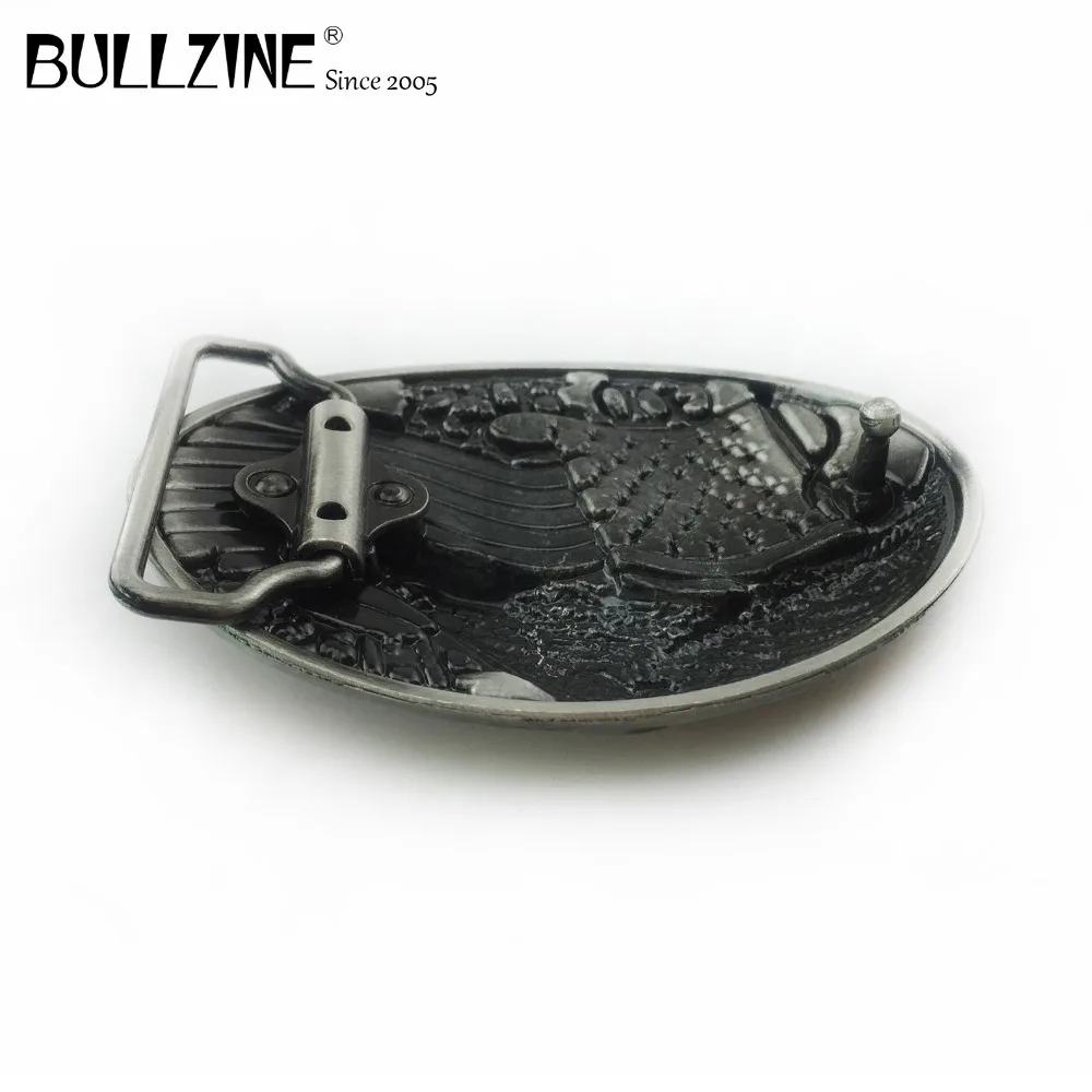 Оптовая продажа цинковый сплав Bullzine ретро-Орел с флагом США GOD bless America пряжка
