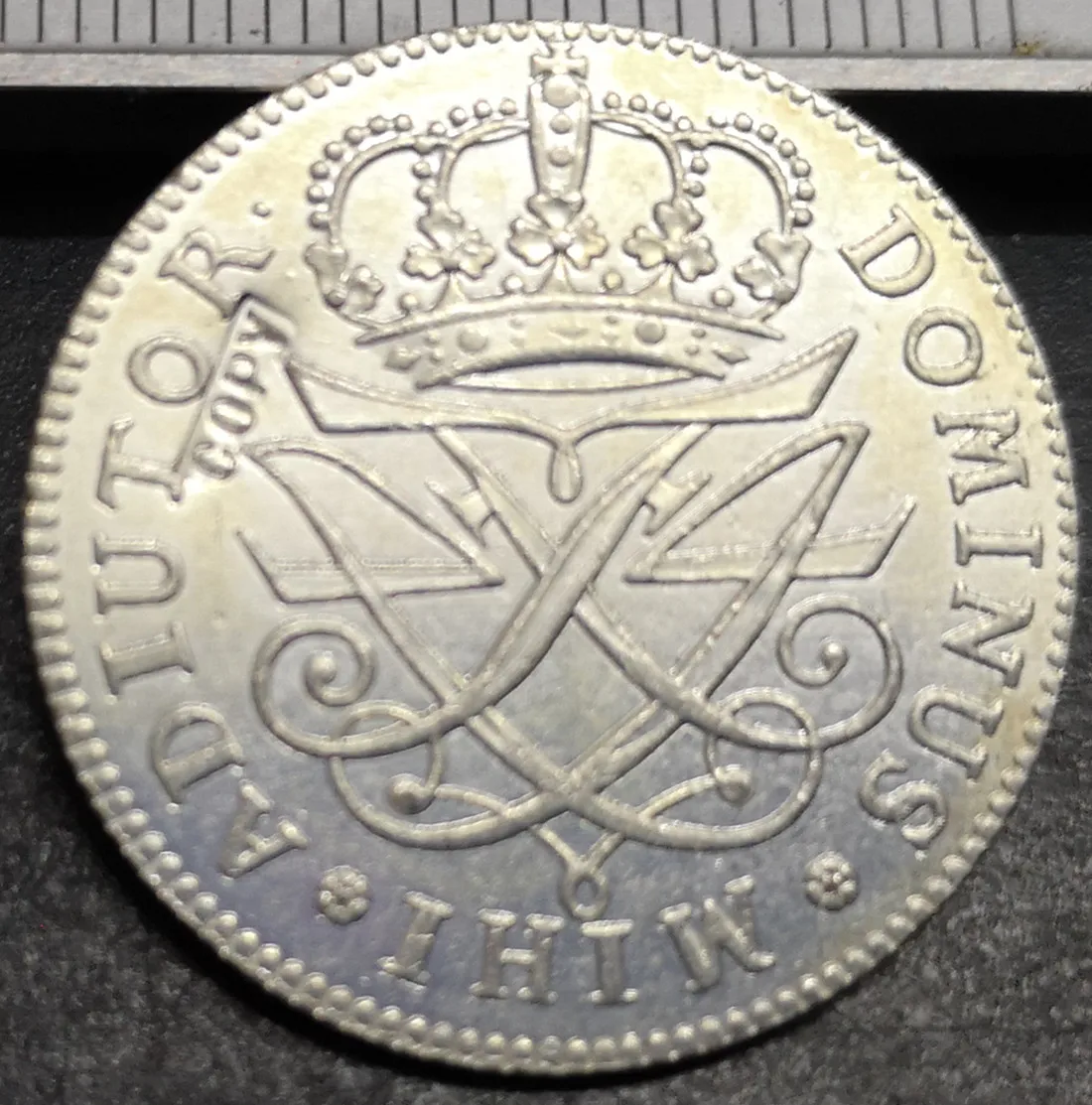 1716 Дания 12 шт. данск Фредерик IV Посеребренная копировальная монета UNC|Безвалютные
