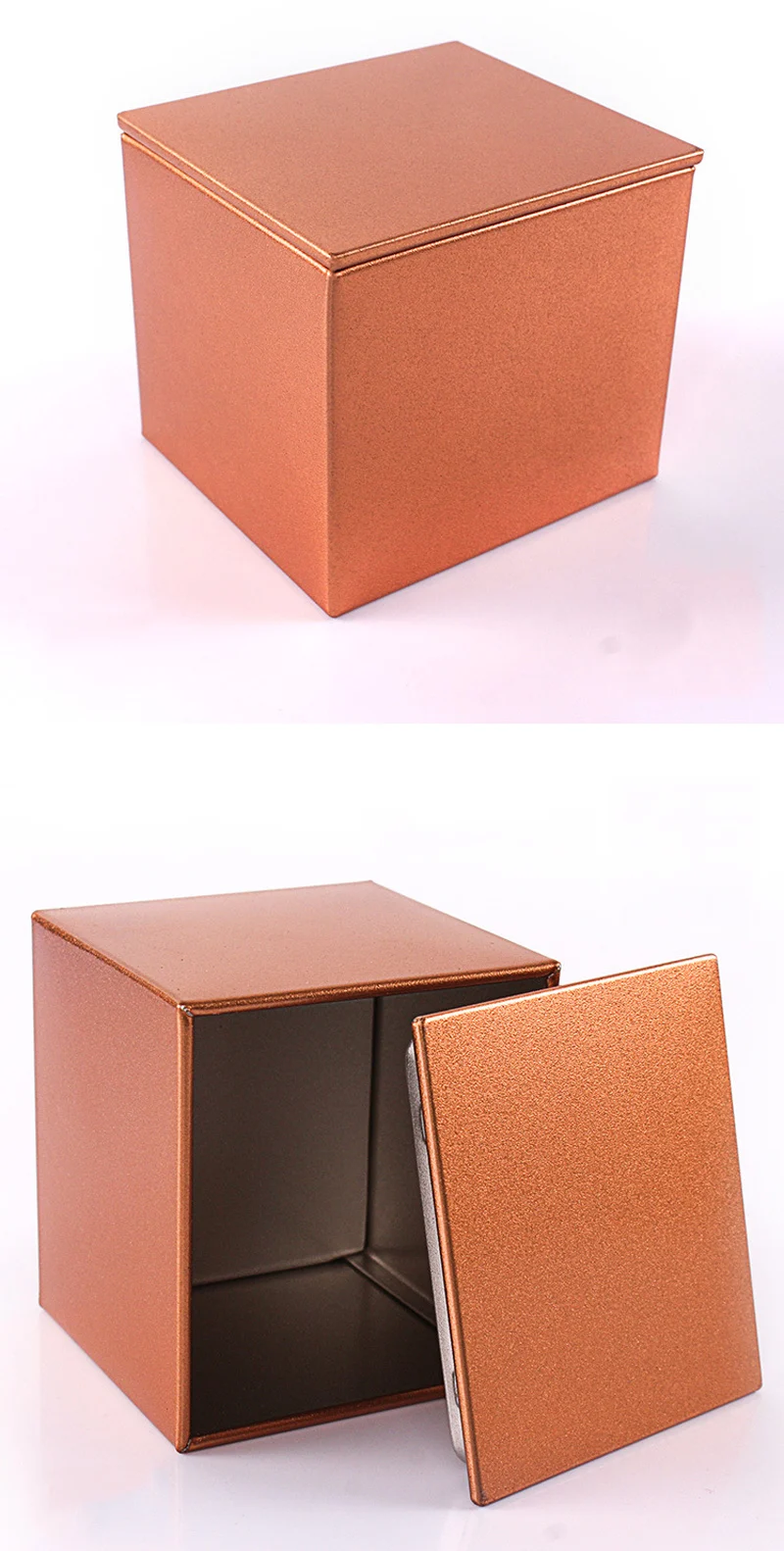 12pcs Metal Storage Box Tin Jar Square Scrub Tea Box Organizer Wedding Christmas Birthday Gift Boxes Small Things Container