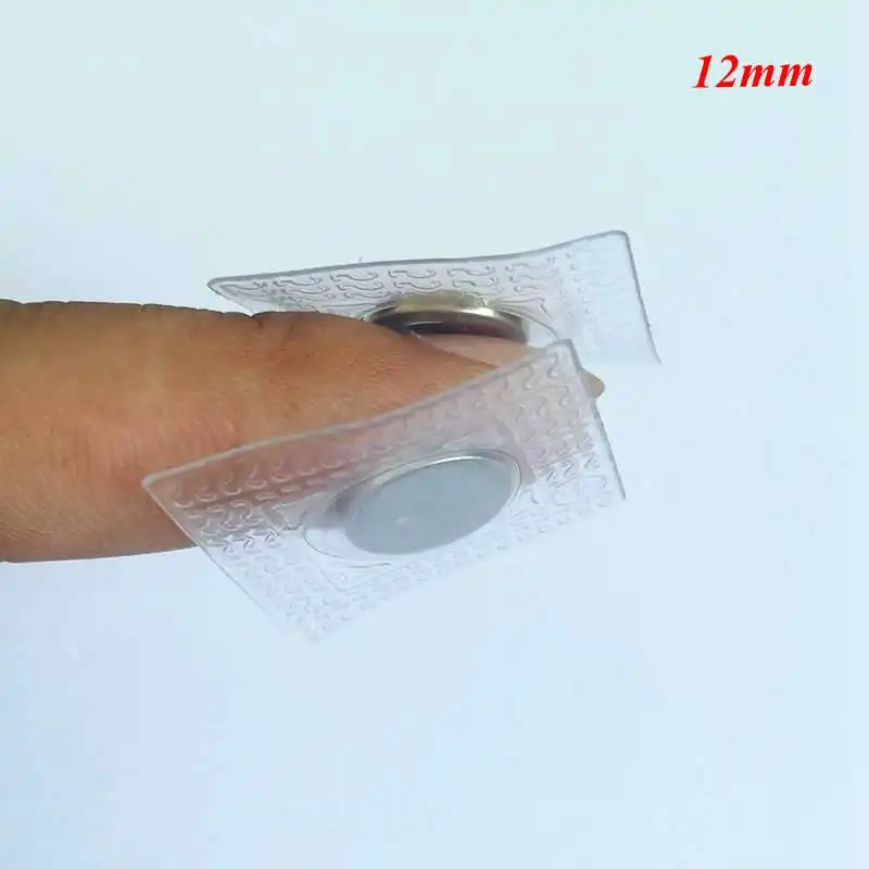 10 шт./упак. 12 мм ПВХ Невидимый Скрытая вшитые в тканное полотно магнитные защёлки