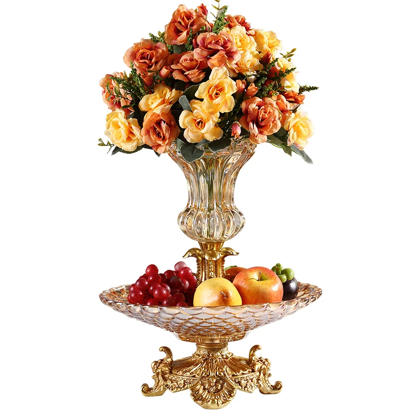 Фруктовая тарелка из хрустального стекла в Европейском стиле Современная