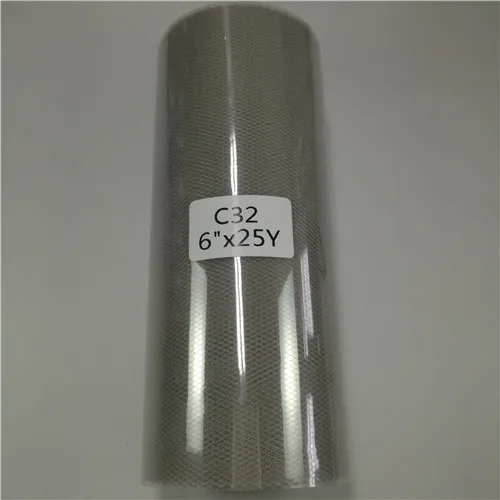 C 32 25 ярд 15 см Тюль в рулонах для свадьбы украшение рулонная ткань катушка ремесло Тюль Ткань пачка платье DIY органза детский душ вечерние принадлежности - Цвет: C 32