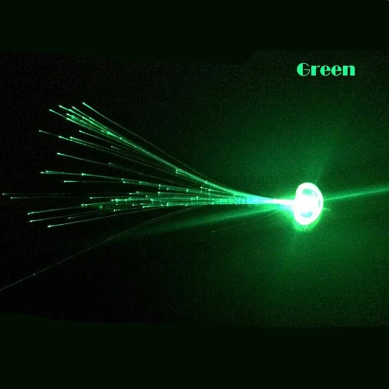 Green Color Светящиеся Инструменты для укладки, повязка на голову, разноцветный светодиодный фонарик, светодиодный оплетка для волос на день рождения, свадьбу, вечеринку, торжество, принадлежности, светящаяся оплетка для волос - Цвет: Green Color