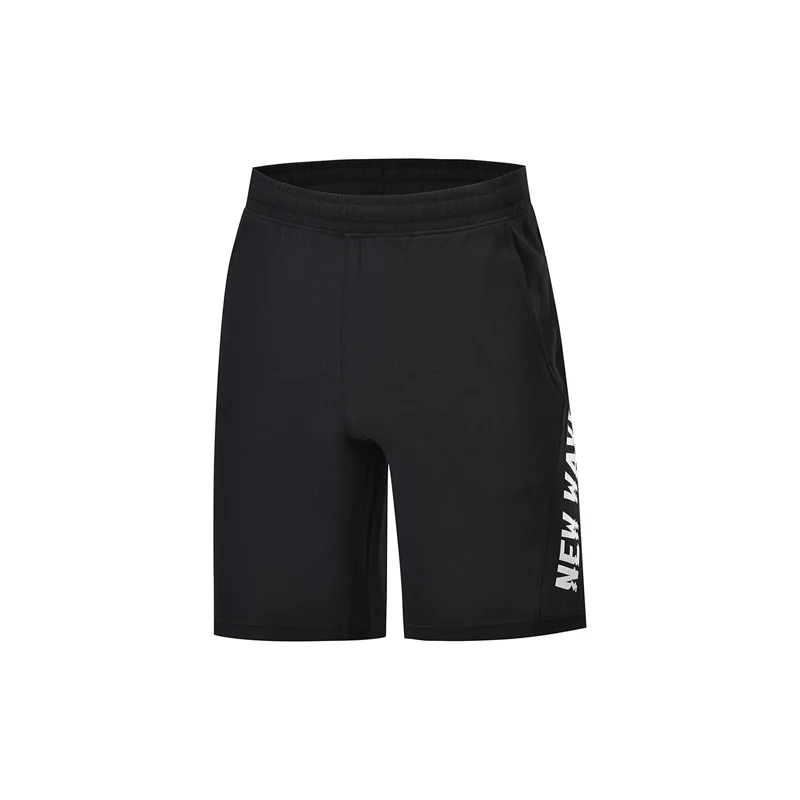 Li-Ning мужские трендовые спортивные шорты 87% хлопок 13% полиэстеровый обычный подклад дышащие спортивные шорты AKSP103 MKD1623 - Цвет: AKSP103-1H