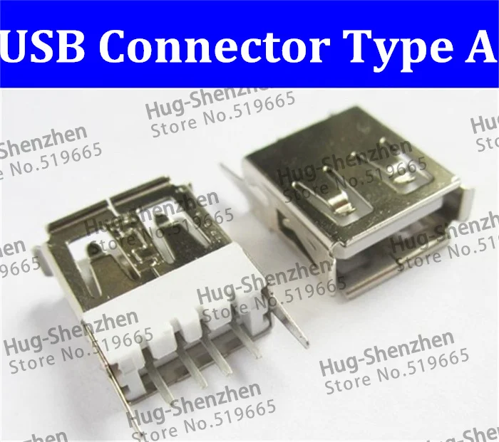 Нижний конец USB разъем типа DIP угловые PBT материальные бесплатная доставка 500