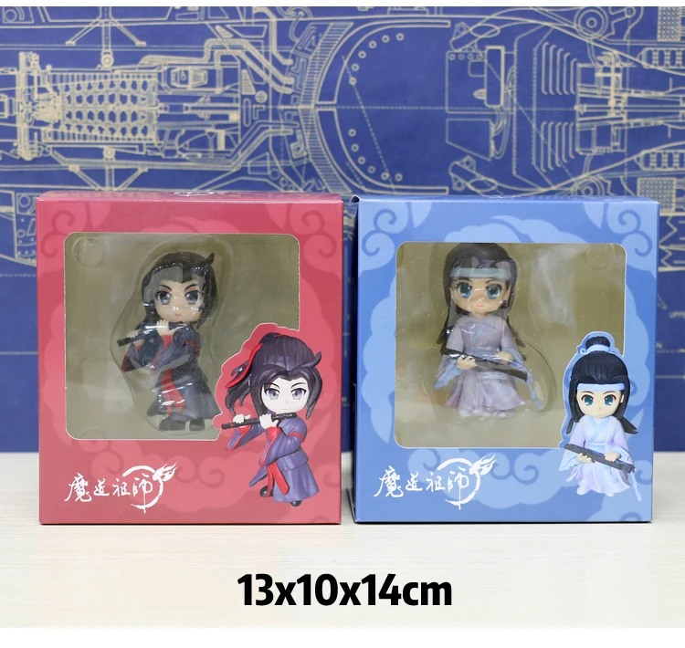 Mo Dao Zu Shi Wei WuXian &amp Lan WangJi ПВХ экшн-фигурка Коллекционная модель милые игрушки кукла