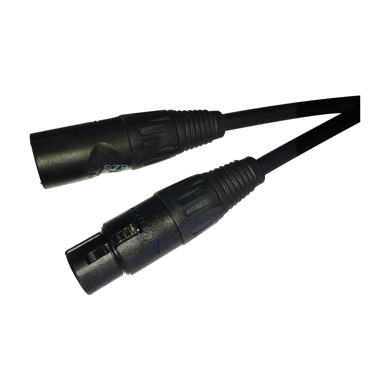 1 метр Длина 3-pin DMX вход и выход подключение сигнала DMX кабель 3.5ft XLR для сцены движущаяся головка Fogger 20 шт./лот/SZB-AC008