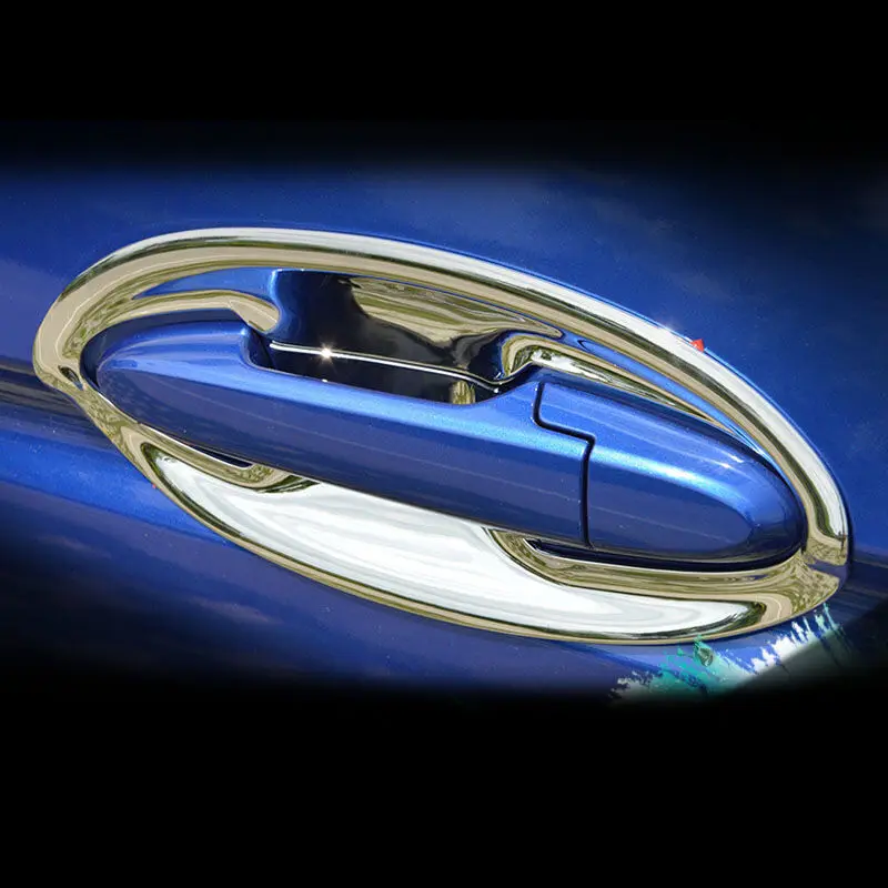 Фото 8 шт., хромированные накладки на дверные ручки для HONDA FIT JAZZ 2014 2015 2016 2017 2018 ABS №4