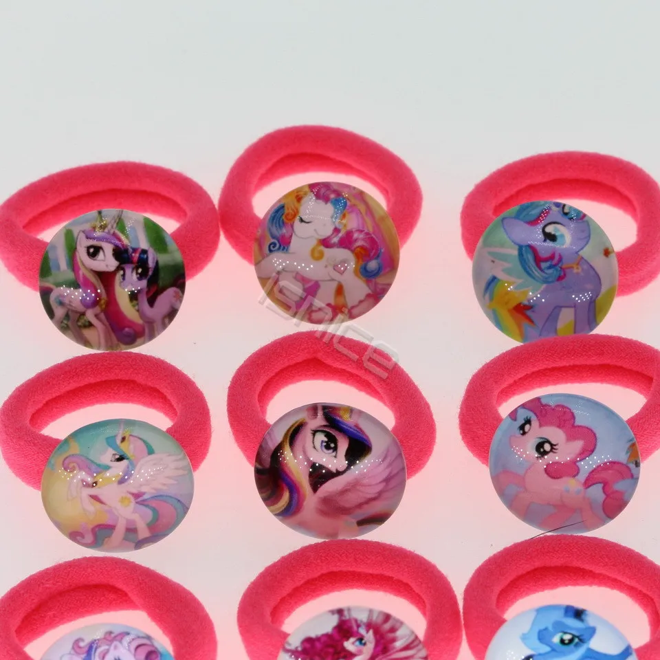 isnice 8pcs/set Korean children's hair accessories set cartoon animal horse clips all-inclusive time Gem baby safety clip | Детская