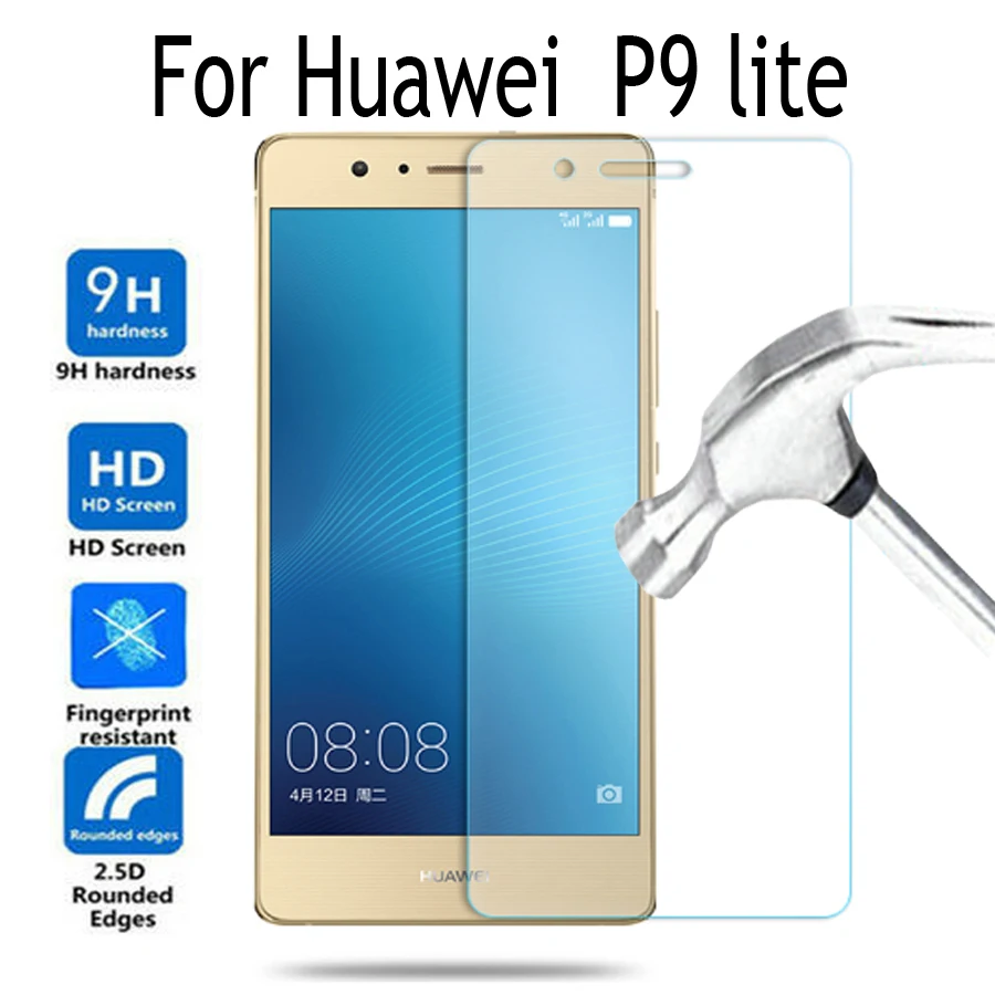 Закаленное стекло для Huawei P9 lite защита экрана 9H закаленная Защитная пленка P 9 P9lite