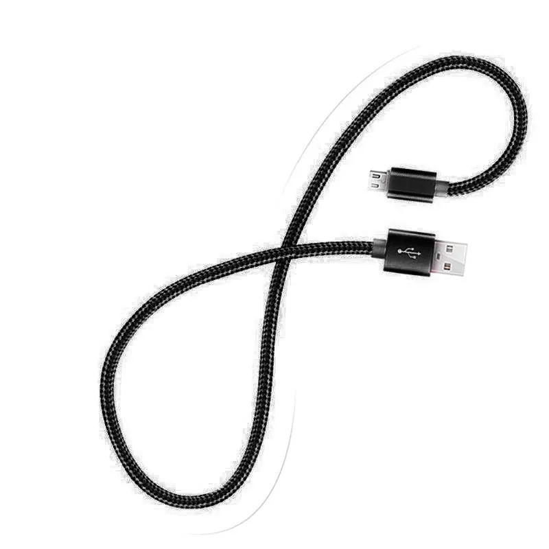 Micro USB кабель для зарядки для Xiaomi Redmi Note 6 5a 5 Micro USB Зарядное устройство кабель для samsung A6 A7 S7 sony Z5 Z4 - Цвет: Черный