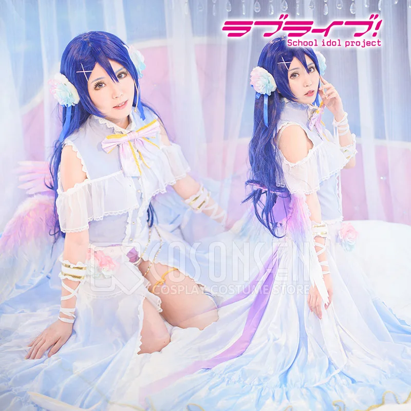 COSPLAYONSEN Love Live! Белое платье с эффектом пробуждения на День святого Валентина