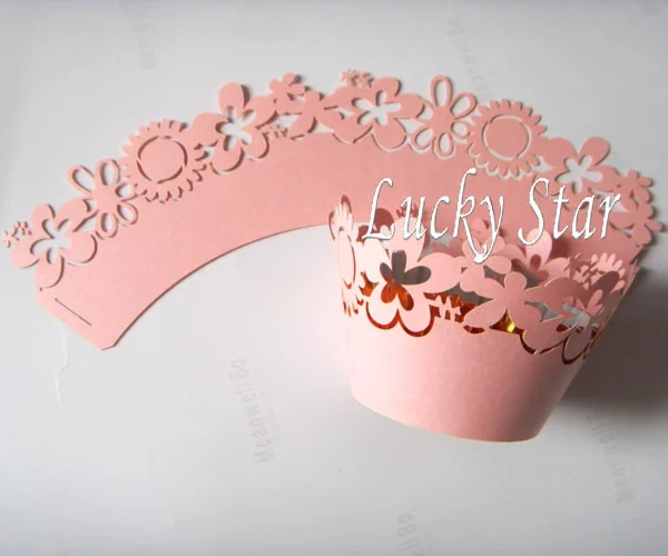 Бесплатная доставка 72 шт./лот смесь 3 цвет Солнца Цветок лазера сократить кекс