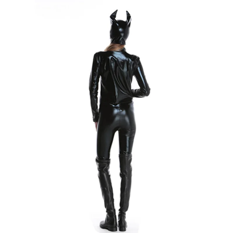 Маски и Whip сексуальная Латекс ПВХ Wetlook комбинезон Корректирующие боди для женщин