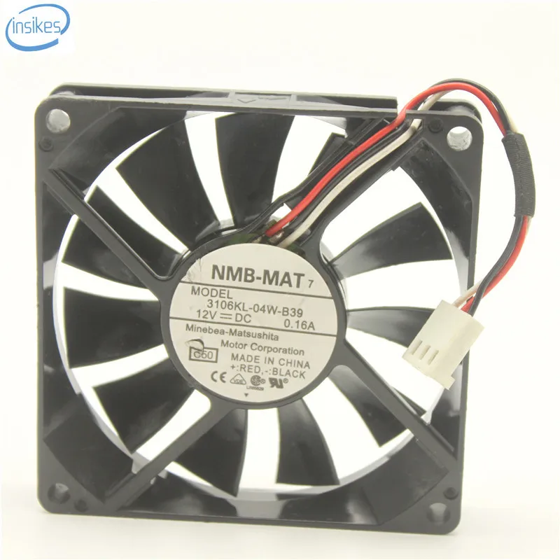 3106 kl 04w b39 8015 80*80*15 мм вентилятор охлаждения компьютера 3 Pin DC 12V 0.16A двойной шар 3800 RPM