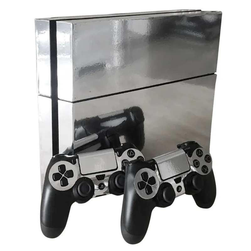 Plating Sticker Protector Cover Skin Stickers Decal Case For Sony Play Station Dualshock 4 PS4 Consoles and Two Controller | Электроника