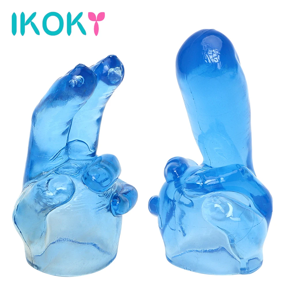 Сексуальный ручной Искусственный палец Анальная пробка Вагинальный Массажер