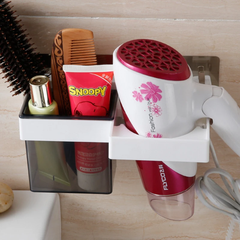 1 шт. полка для фена многофункциональная присоска настенная подвесная машина