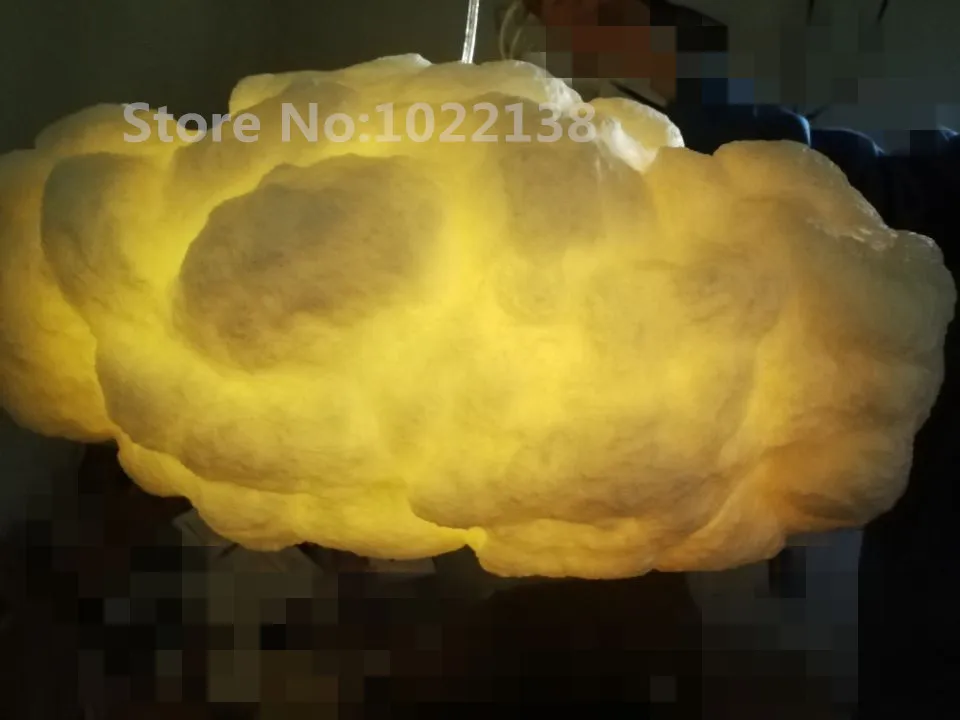 Современный Креативный Романтический подвесной светильник с белыми облаками s