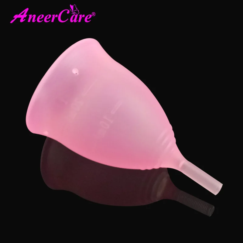 PINK Менструальная Чашка женщина менструация чашка копа менструальная de silicona медика для женщин Вагина период чашка колетор менструальная чашка s - Цвет: PINK