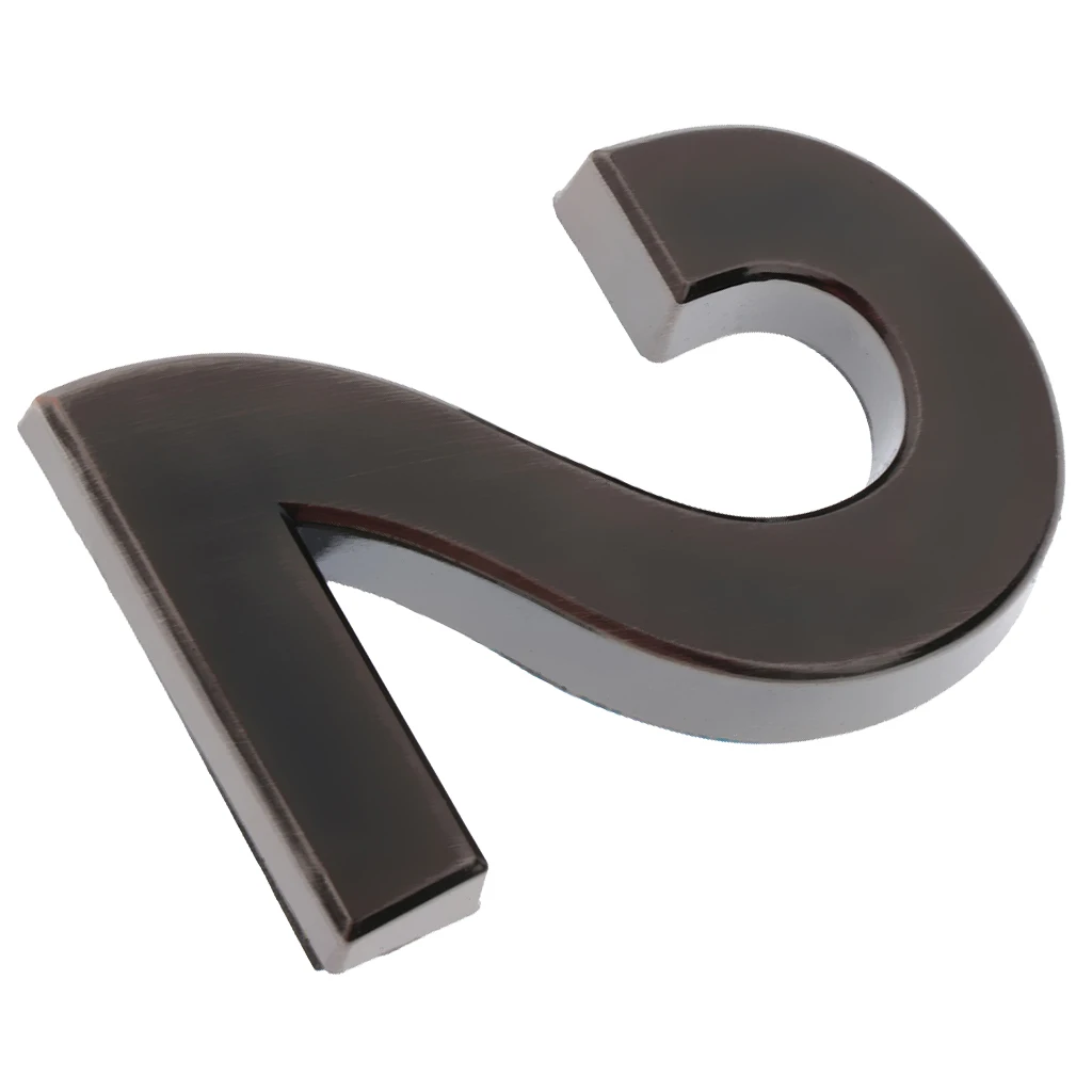 Современный серебристо-серый дом Адрес двери отеля налет номер стикер с цифрами