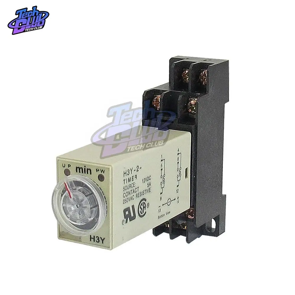 H3Y 2 AC 110V 220V задержки времени с ЖК дисплеем временное реле выключатель AC/DC 12V 24V для