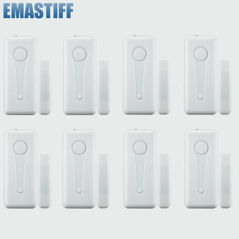 eMastiff 8 шт. беспроводной дверной оконные контакты Gap датчик дверной переключатель 433 мГц с Enternal антенны 8 шт