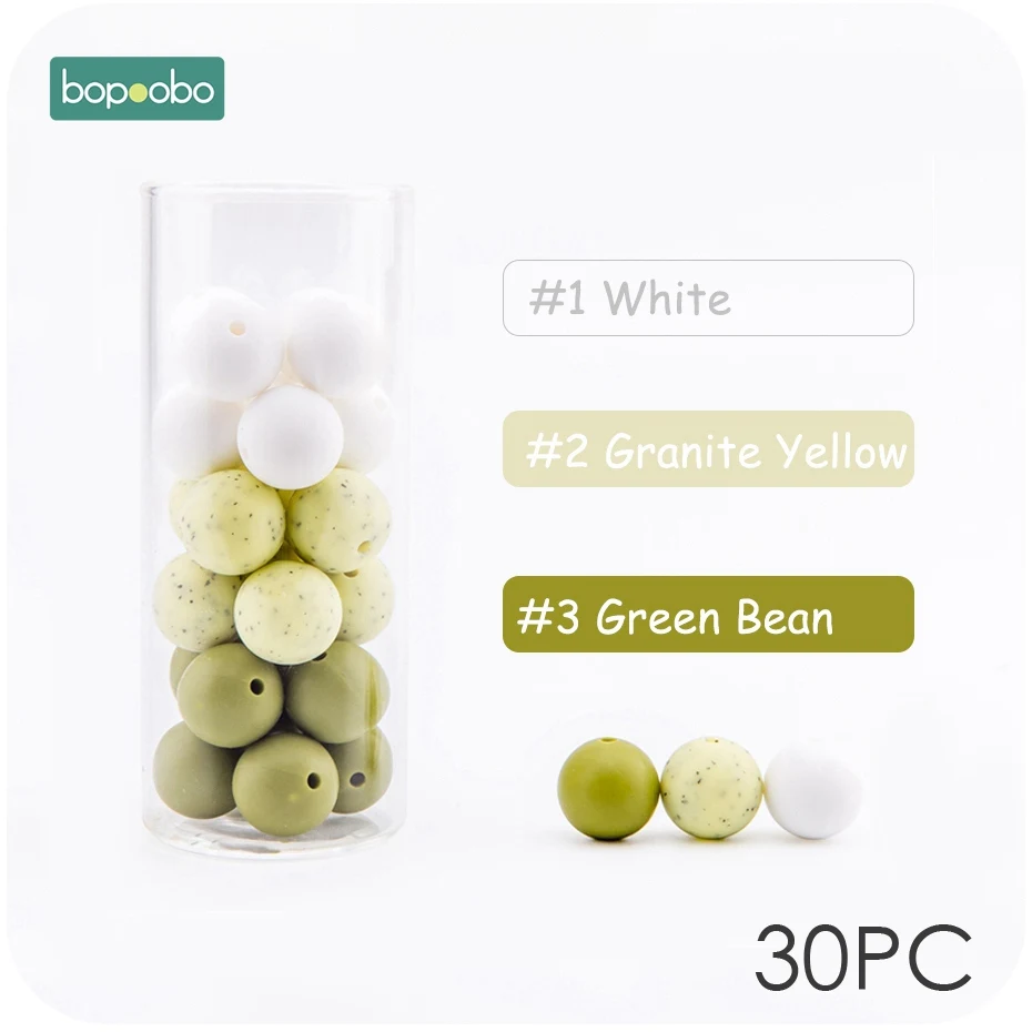 Green Granite Bopoobo 15 мм Силиконовые Бусины еда без бисфенола-а класса Силиконовые DIY ремесла силиконовые 14 мм Восьмиугольные Прорезыватели Детские трофеи - Цвет: Green Granite