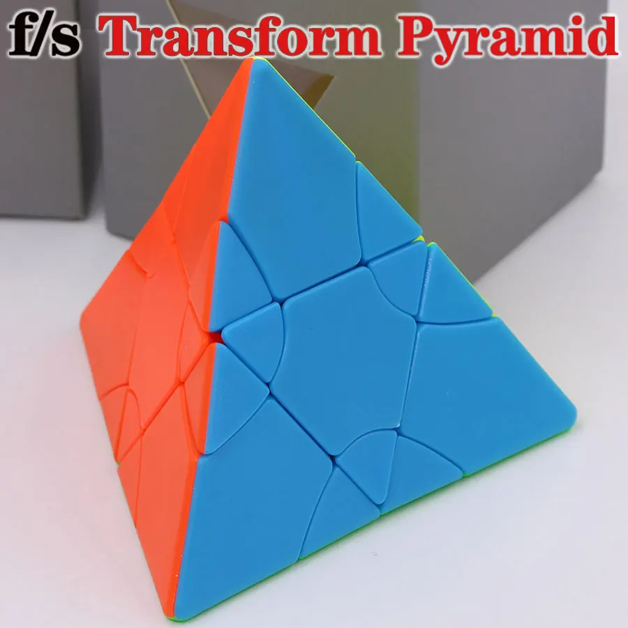 Волшебный куб головоломка fs limCube 2x2x2 преобразования пирамиды в треугольные