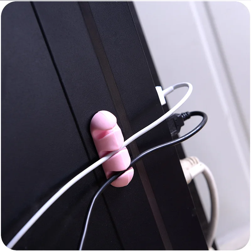 luluhut 3pcsset colorful cable wire organizer cord management tidy usb charger holder phone data line wrapped free global shipping