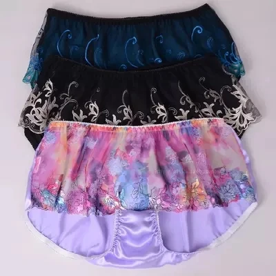 Новинка 2018 кружевные мужские трусы боксеры Гей Нижнее белье сексуальное нижнее