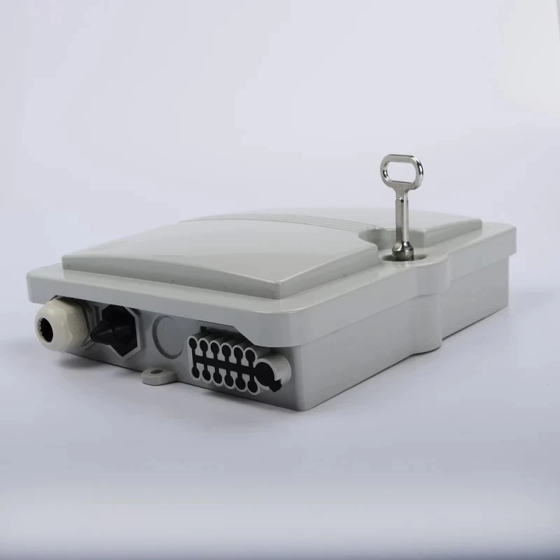 12 core FTTH distribution box fully installed with SC fiber optic adapter&pigtails 255*220*70mm junction box IP55 indoor outdoor
