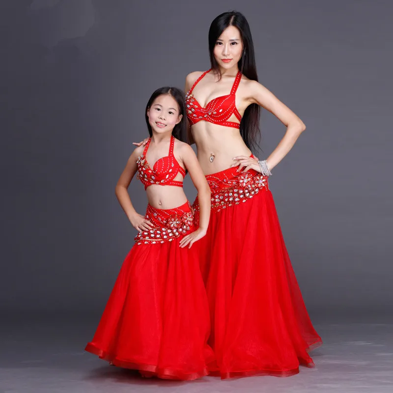 Костюм для восточных танцев Bellydance костюм живота с бюстгальтером поясом цепью