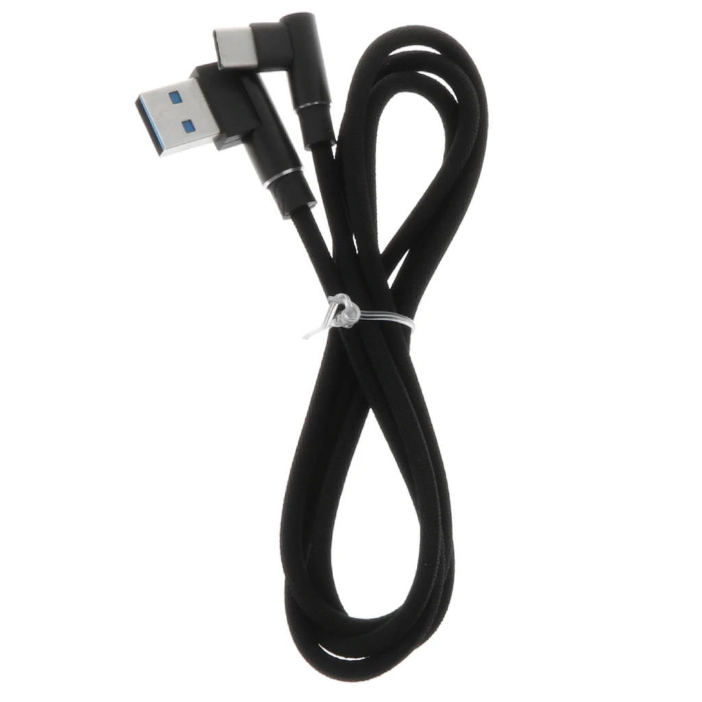 1 м/3 3 фута USB 2 0 Type C 90 градусов кабель Мобильный телефон зарядное устройство