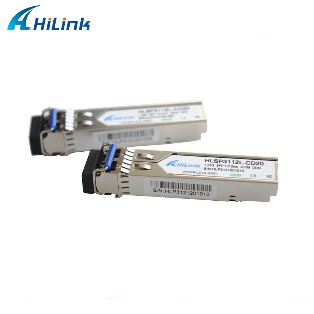 5 пар/лот Hilinktech WDM/bidi sfp модуль 1,25G sfp bidi SMF 20 км