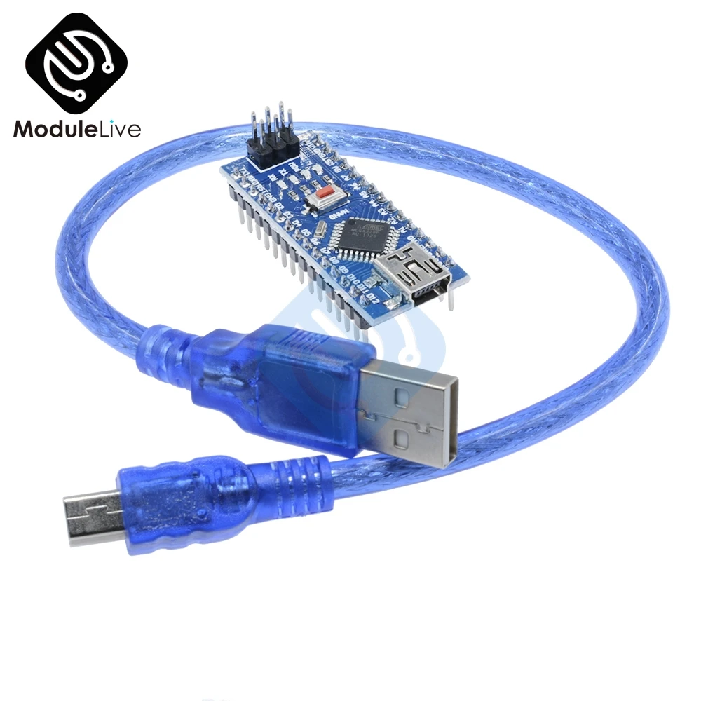 Плата микроконтроллера CH340g CH340 Nano V3.0 3 0 ATmega328 ATmega328P плата для модуля Arduino USB кабель 5