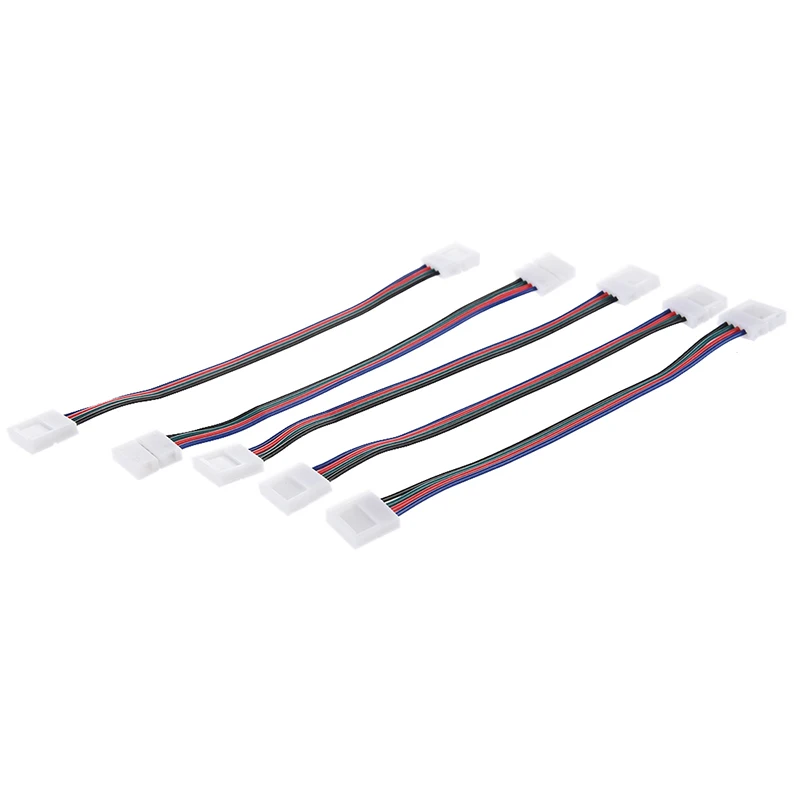 5x4 Pin SMD LED RGB быстрый разъем Штекерный Разъем 17 см кабель | Обустройство дома