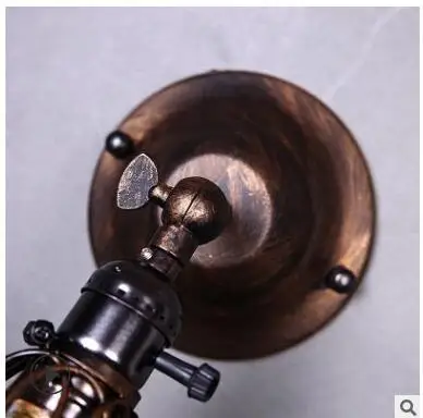 American retro iron small birdcage wall lamp industrial style designer home bar corridor lamps | Лампы и освещение