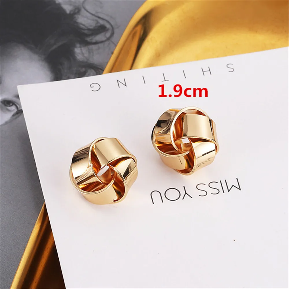 16 видов стилей круглые металлические большие серьги-гвоздики новые серьги