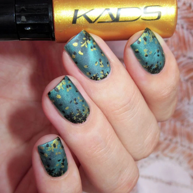 Kads новая тенденция 4 шт./компл. Décoration d'ongles штамповка польский высокое качество