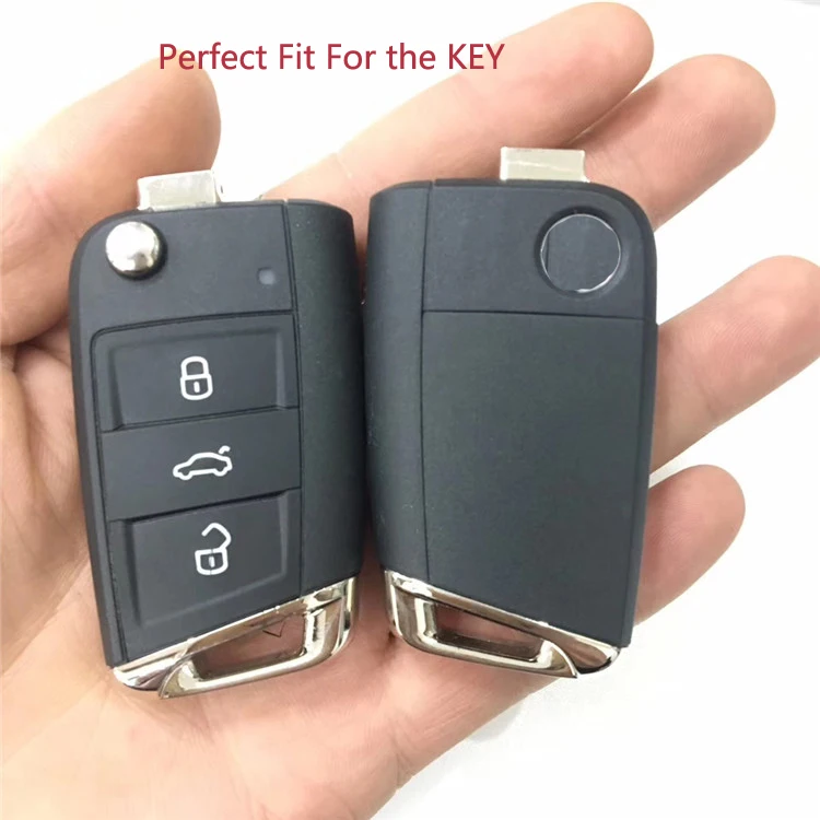 Xinyuexin силиконовый чехол для автомобильного ключа FOB VW Golf 7 mk7 Skoda Octavia A7 новый Polo