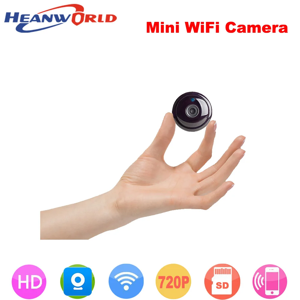 Беспроводная ip камера Heanworld мини HD 720P Wi Fi P2P радионяня видеонаблюдение