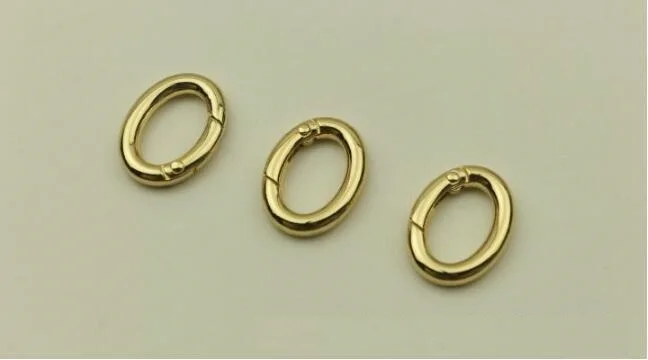 (100 шт./лот) DIY сумки сумка на плечо звенья круглое Открытие 19 мм пружинное кольцо