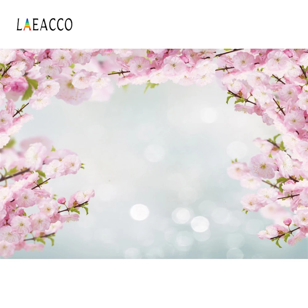 Laeacco красивые цветы для детской свадьбы портрет Розовый Блестящий Фон фотосъемки