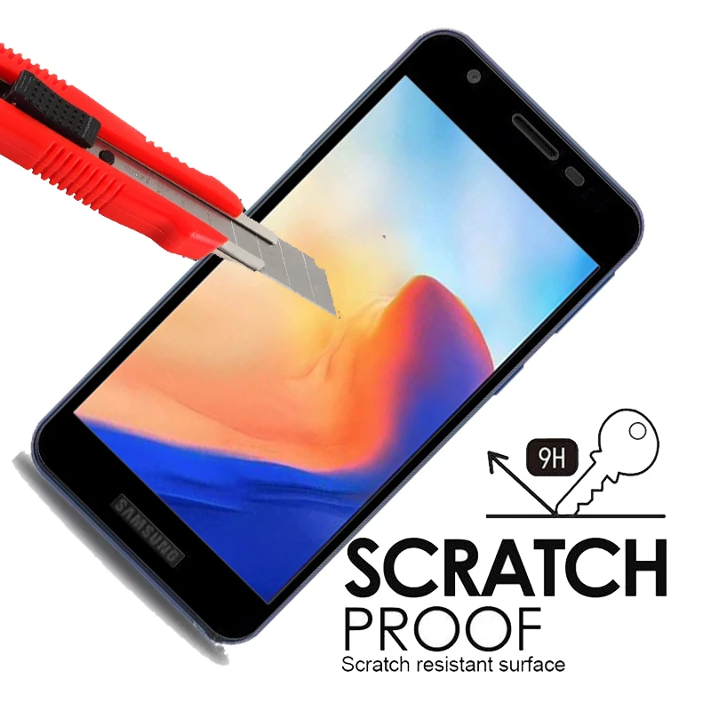 Funda completa de vidrio templado para Samsung Galaxy A2 Core, Protector de pantalla, pegamento completo, cristal de seguridad para Samsung A2 Core-3