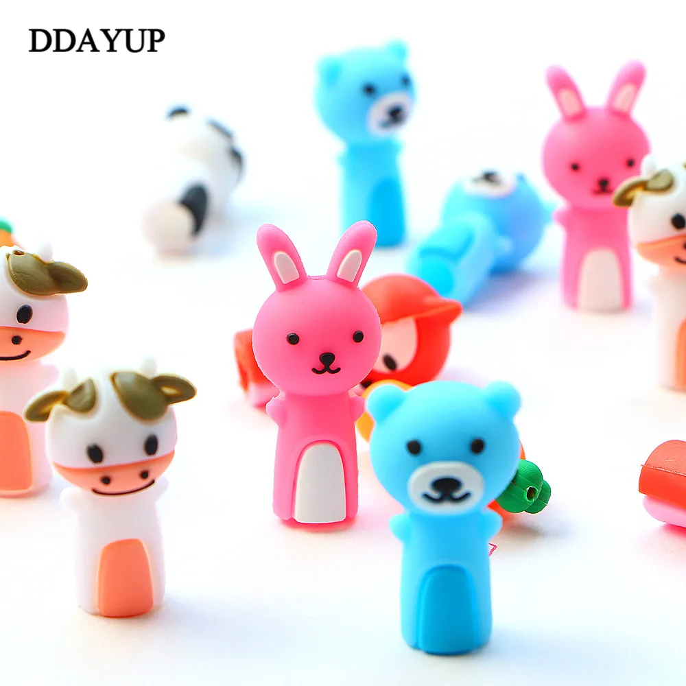 3 шт./компл. Kawaii Animal Pencil Lengthen Extender держатель портативный для офисных школьных